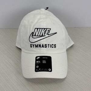 NIKE Gymnastics Hat Club Cap Adjustable Strapback "Center Swoosh" Size M/L NEW